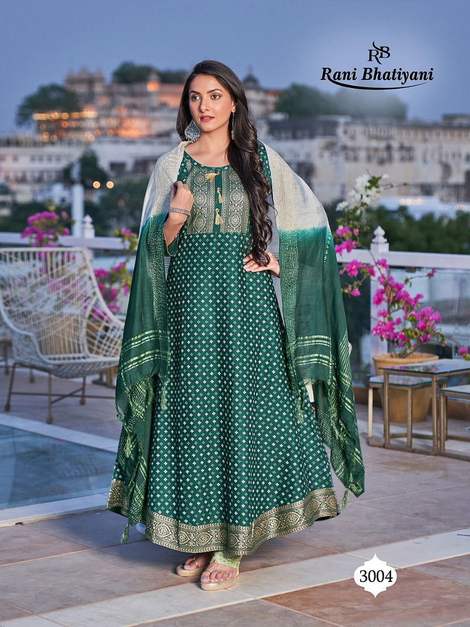 Rani Bhatiyani Ankita 3 New Exclusive Wear Rayon Printed Kurti With Dupatta Collection